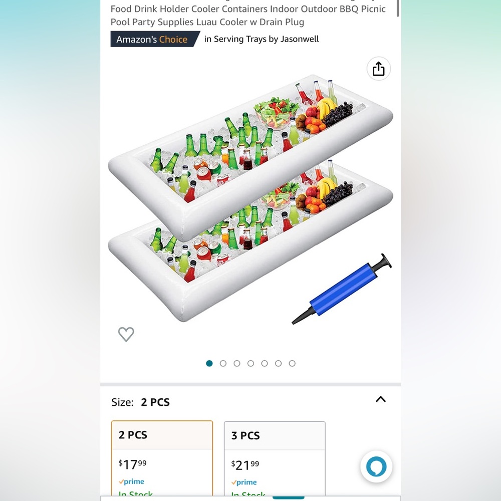Jasonwell inflatable, serving bars